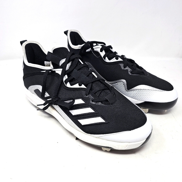 adidas Other - New Adidas Boost Icon 6 Black & White OREO Metal Baseball Cleats EG6488 Size 12.